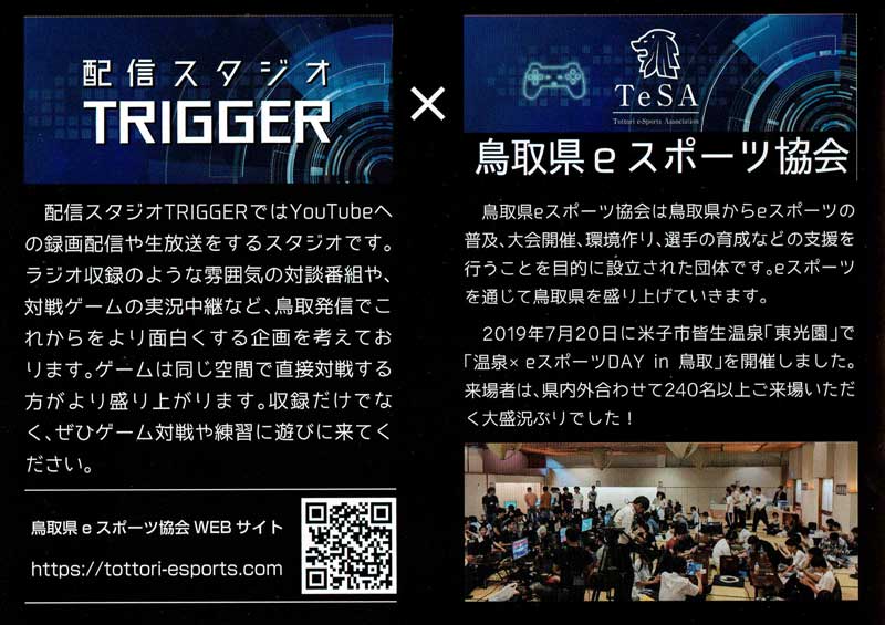 鳥取市リメイクeスポーツ