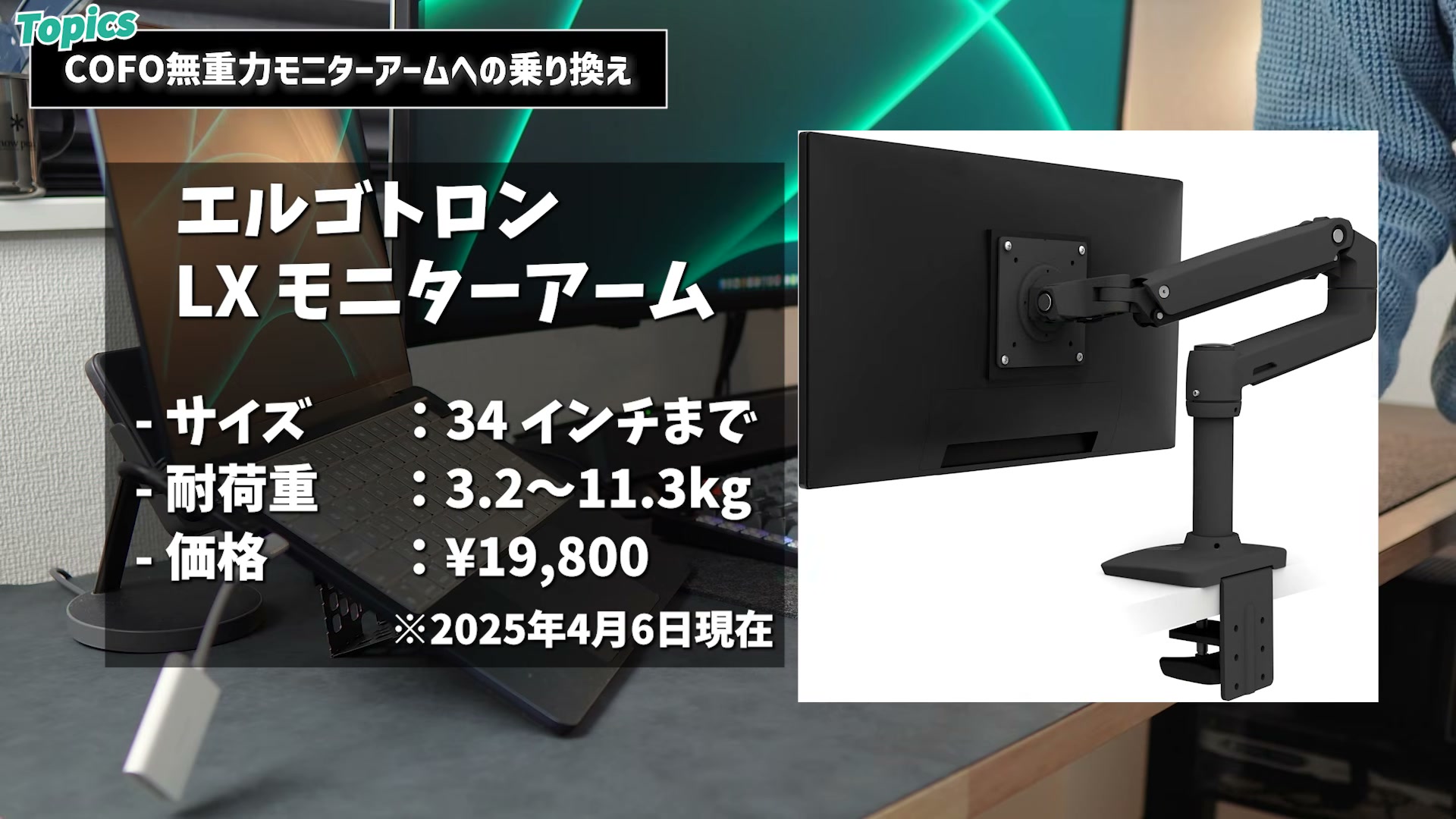 エルゴトロンLXのスペック