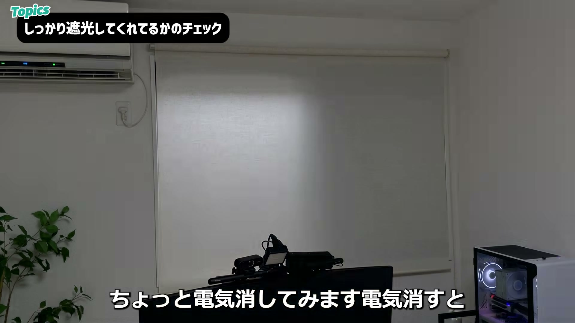 IKEA SCHOTTISを設置した窓