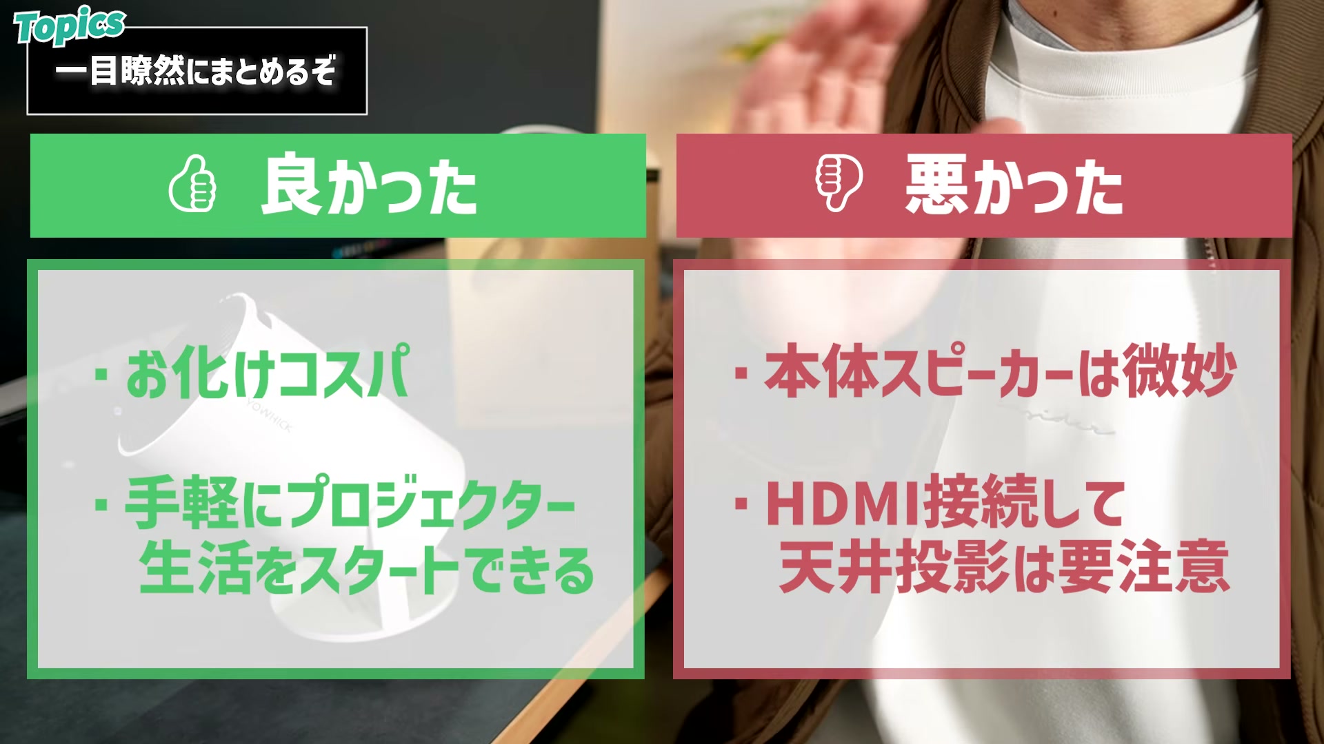 YOWHICK W33の良かった点と悪かった点