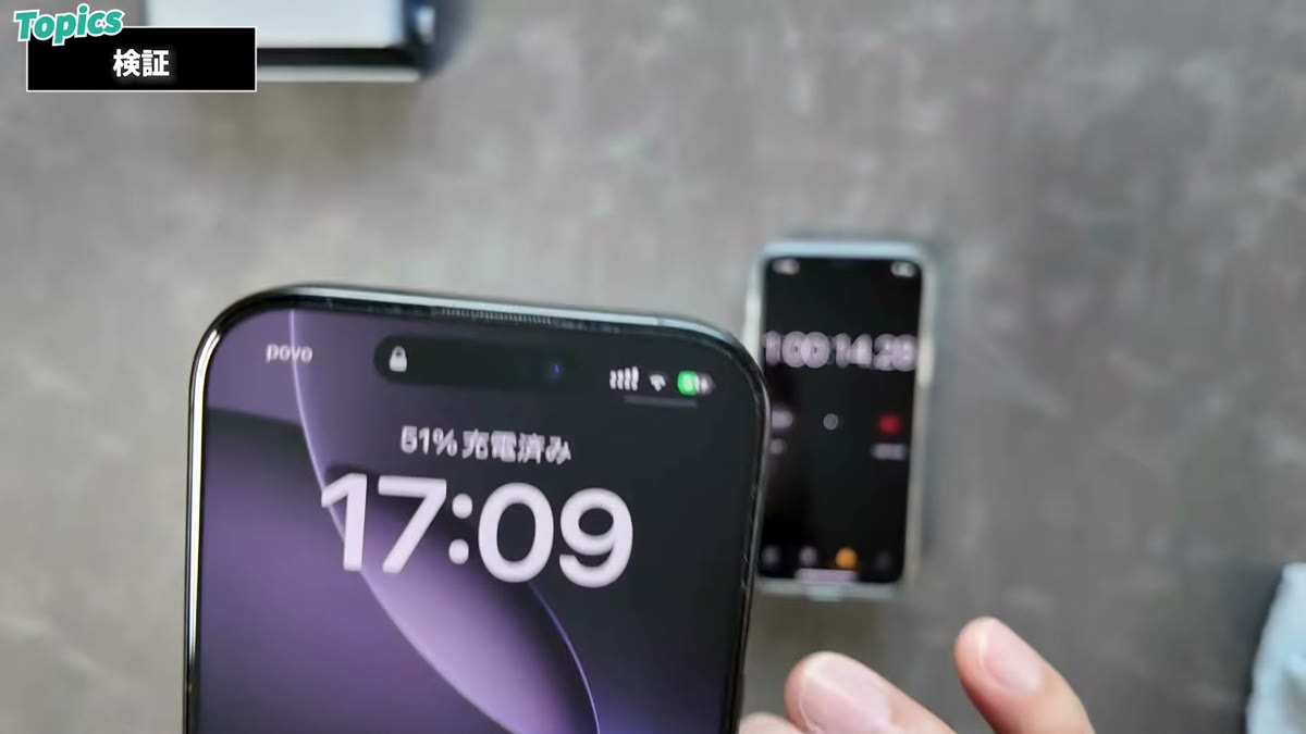 1時間経過で51%まで回復