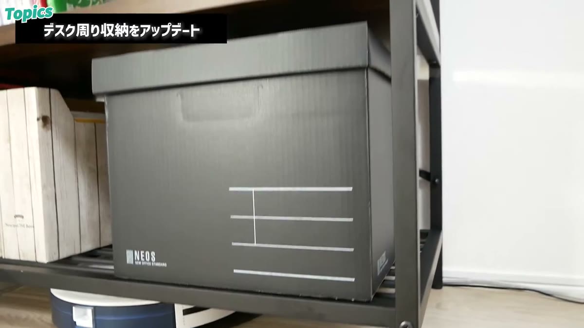ぴったりサイズのコクヨNEOSボックスで収納力アップ
